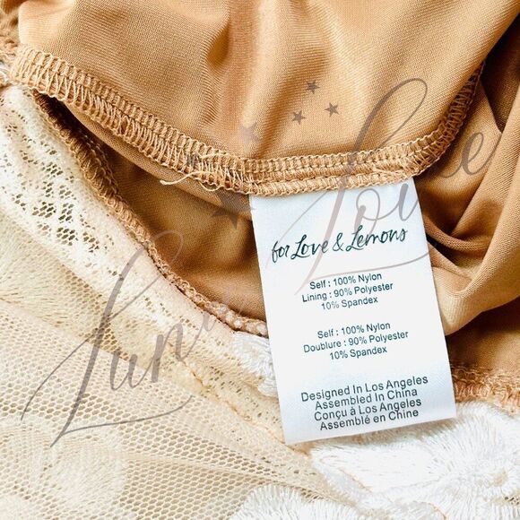 FOR LOVE & LEMONS x FREE PEOPLE Temecula Maxi Dress In Ivory NWT - Picture 12 of 13